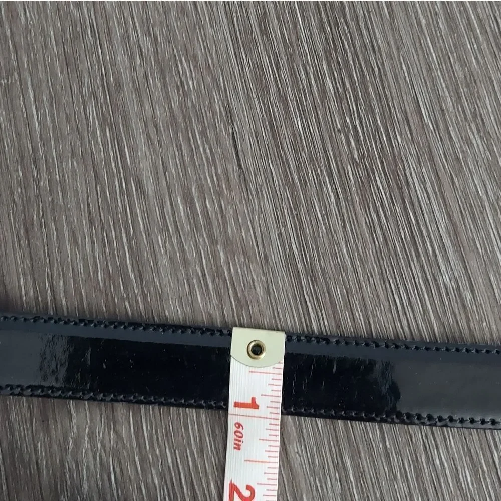 Cole Haan Black Patent Leather Belt 26